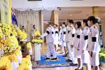 เข้าร่วมพิธีวางพานพุ่มถวายราชสักการะและถวายราชสดุดี ณ หอประช